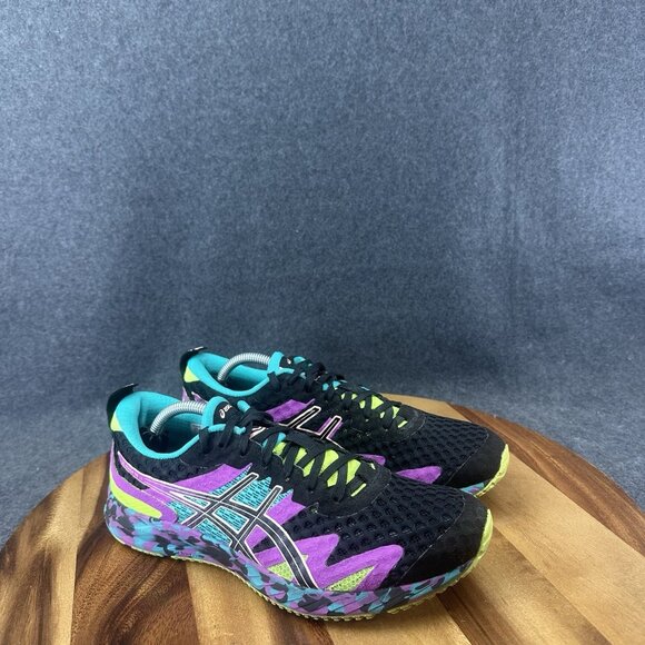 Asics Gel-Noosa Tri 12 Womens 8 Black Colorful 1012A578 Running Shoes Sneakers - Picture 2 of 10